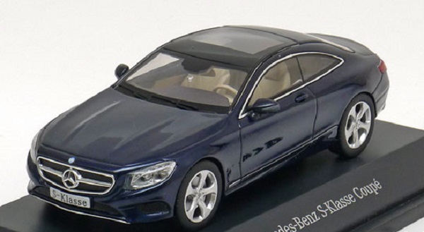 Модель 1:43 Mercedes-Benz S-class Coupe (C217) - dark blue