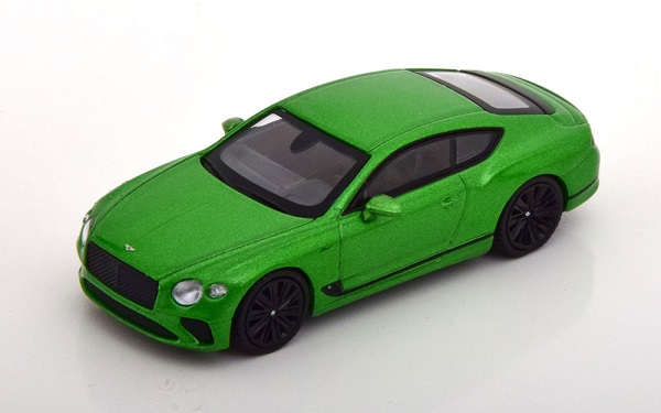 Модель 1:64 Bentley Continental GT Speed 2022 green metallic