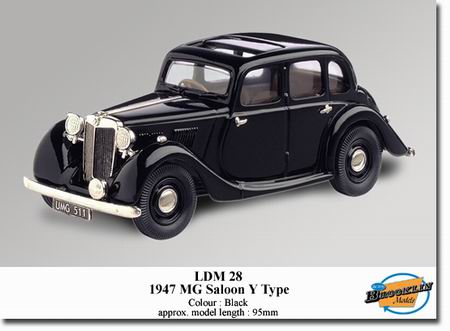 Модель 1:43 MG SALOON `Y` TYPE