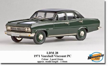 vauxhall viscount pc - laurel green LDM38 Модель 1:43