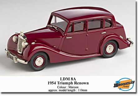 triumph renown - maroon LDM8A Модель 1:43