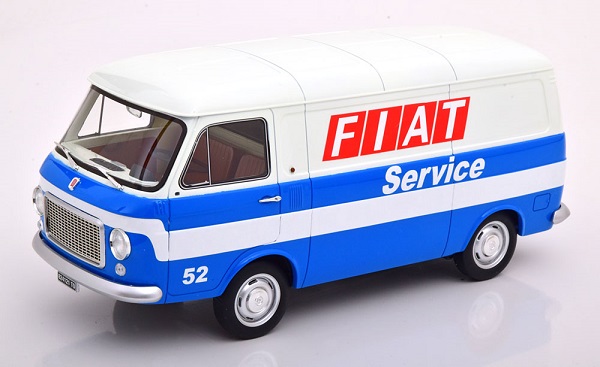 fiat 238 fiat service - white/blue (l.e.250pcs) LM122D Модель 1:18