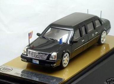 cadillac dts presidential limousine - black LC0018 Модель 1:43