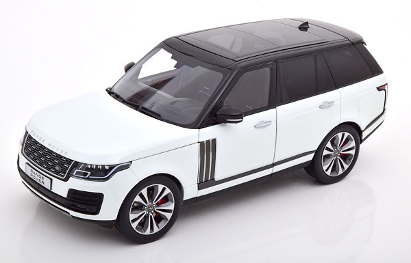 Модель 1:18 Land Rover Range Rover SV 2020 - white/black