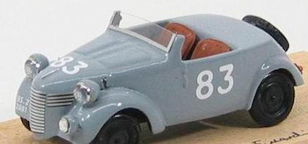 Модель 1:43 FIAT 500 Spider №83 Mille Miglia (MORANDINIO - FINARDI)