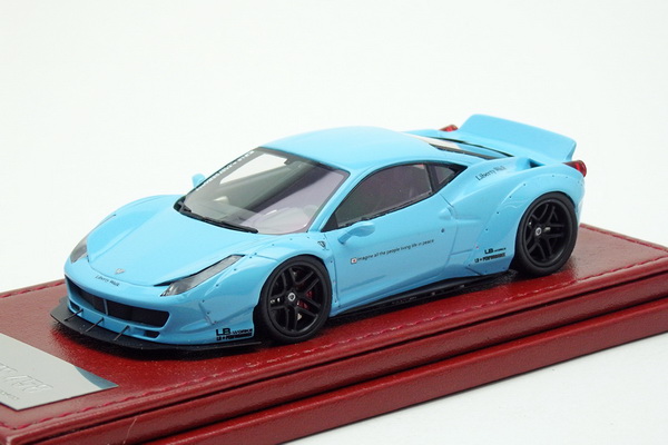 Модель 1:43 Ferrari 458 Prepared Liberty Walk LB Performance - blue