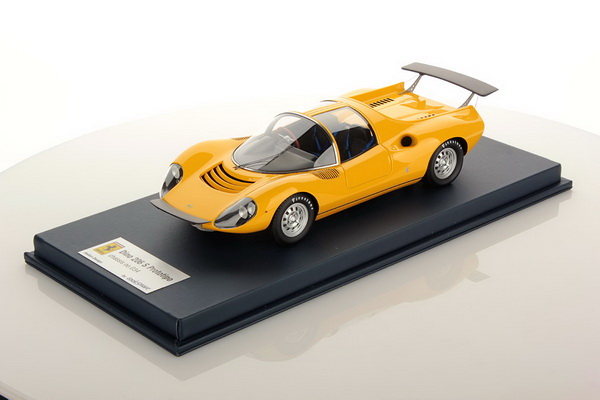 Модель 1:18 Ferrari Dino 206S Ch.№034 Competizione Prototipo - yellow (with showcase)