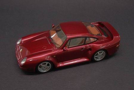 Модель 1:43 Porsche 959 Coupe - red met