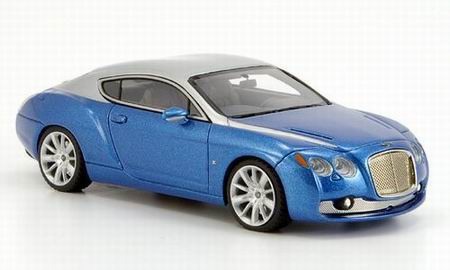 Модель 1:43 Bentley GTZ by Zagato - silverlake/silver