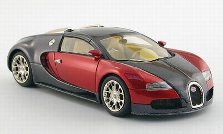 bugatti veyron gran sport - black/red LS314B Модель 1:43