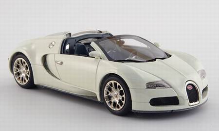 bugatti veyron gran sport soft top - white LS314SA Модель 1:43