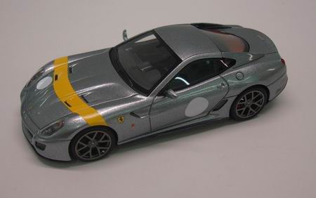 ferrari 599 gto / titanio grey - yellow LS369H Модель 1:43