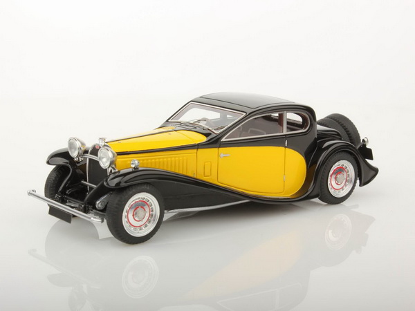 bugatti t50t - yellow/black LS416A Модель 1:43
