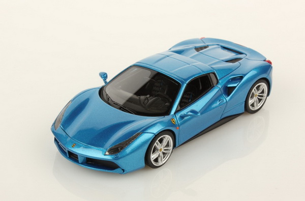 ferraru 488 gtb spiderhard-top - blue corsa LS451HTA Модель 1:43