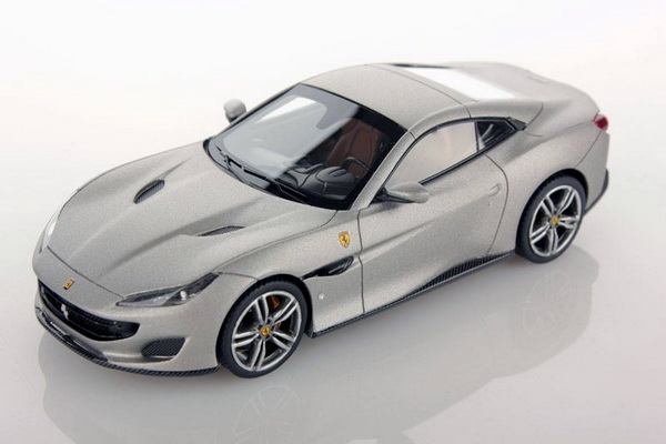 Ferrari Portofino Cabrio Closed - alluminio opaco LS480B Модель 1:43