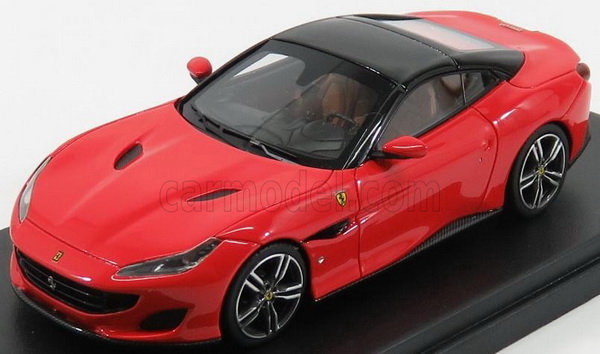 Ferrari Portofino Cabrio Closed - rosso corsa/black roof LS480G Модель 1:43