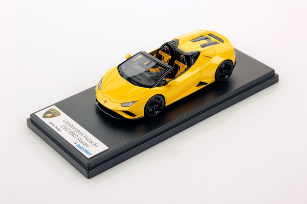 Lamborghini Huracán EVO RWD Spyder - giallo belenus - Style Package LS521D Модель 1:43