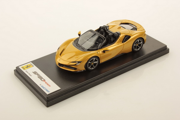 Модель 1:43 Ferrari SF90 Stradale Hybrid 1000hp SPIDER - giallo montecarlo