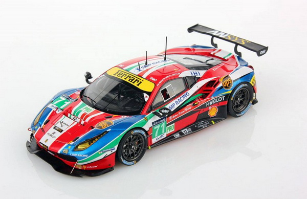 Модель 1:43 Ferrari 488 GTE №71 24h Le Mans (Rigon - Sam Bird - Bertolini)