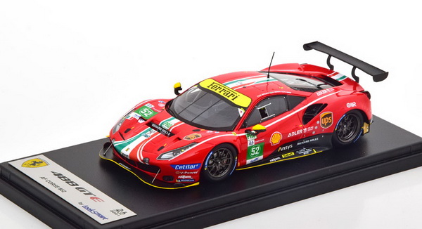 Ferrari 488 GTE №52, 24h Le Mans 2021 Serra/Molina/Bird LSLM122 Модель 1:43