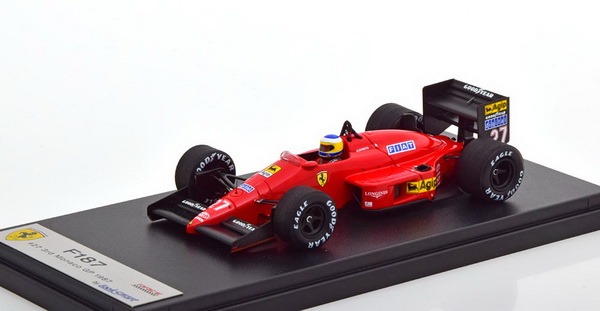 Модель 1:43 Ferrari F187 №27 3rd GP Monaco (Michele Alboreto)