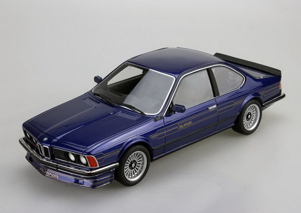 Модель 1:18 BMW 6-series Alpina B7 S Turbo Coupe (E24) - dark blue met