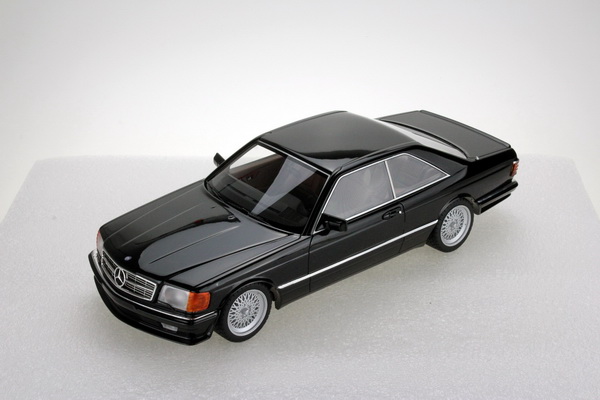 mercedes-benz 560 sec lorinser 1987 - black LS047A Модель 1:18