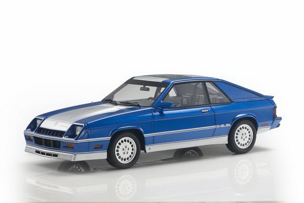 dodge shelby charger turbo 1985 - blue LS057A Модель 1:18