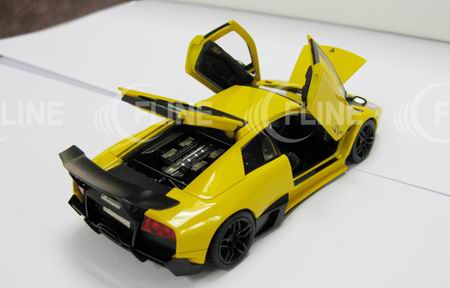 Модель 1:43 Lamborghini Murcielago LP 670 SV - yellow