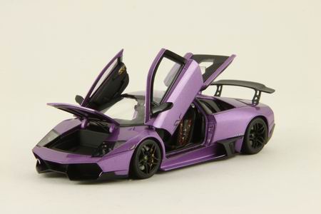 Модель 1:43 Lamborghini Murcielago LP 670 SV - purple [все открывается]