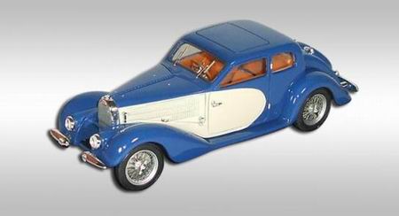 Модель 1:43 Bugatti T57 Coupe Ventoux - blue/cream (L.E.500pcs.)