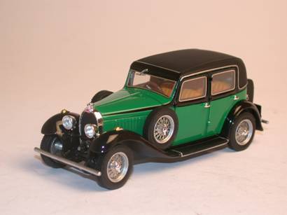 Модель 1:43 Bugatti T49 Berline - green/black