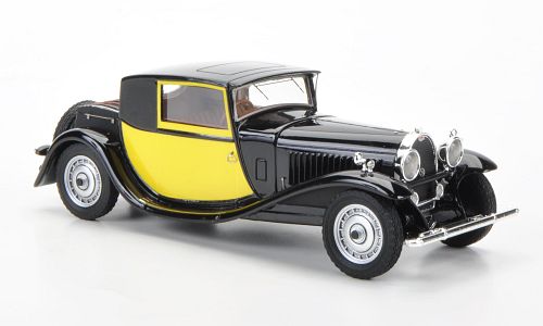 Модель 1:43 Bugatti T46 Coupe Fiacre - yellow/black