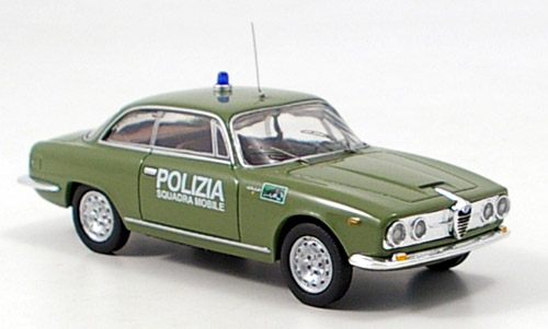 Модель 1:43 Alfa Romeo 2600 Sprint, Polizia, grun
