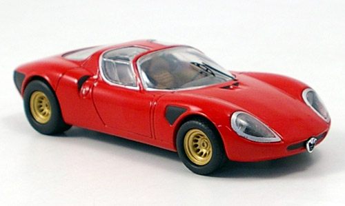 Модель 1:43 Alfa Romeo 33.2, Prova - red