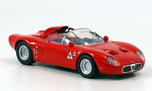 Модель 1:43 Alfa Romeo 33.2 «Fleron» Prova - red