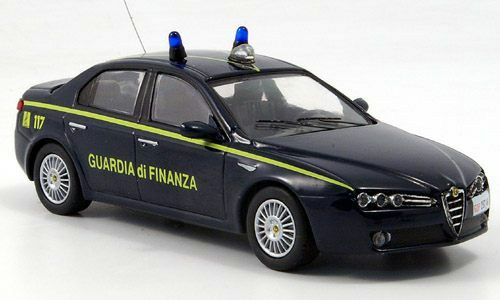 Модель 1:43 Alfa Romeo 159 «Guardia di Finanza» B-Quality
