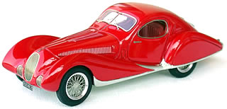 Модель 1:43 Talbot-Lago T150-C-SS Coupe «Goutte d`Eau» Figoni & Falaschi Ch.№90.105 - red