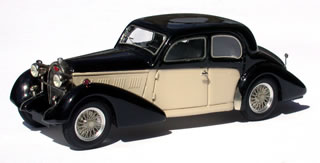 Модель 1:43 Bugatti T57 Sport Saloon Graber, Ch.№57443 - original black/ivory