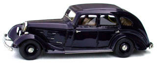 Модель 1:43 Peugeot A9L 601 D limousine 4portes 6glaces courte - bleu fonce
