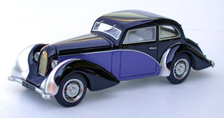 Модель 1:43 Bugatti T49 Coach Figoni & Falaschi - blue/black