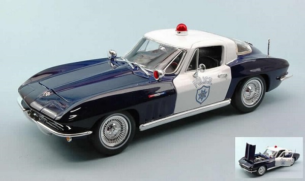 Модель 1:18 Chevrolet Corvette 1965 Police