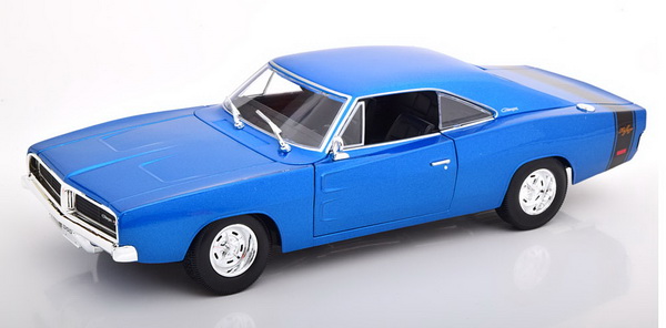 Модель 1:18 Dodge Charger R/T 1969 - Blue