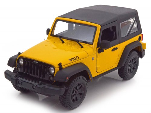 Модель 1:18 Jeep Wrangler 3d 2014 - yellow