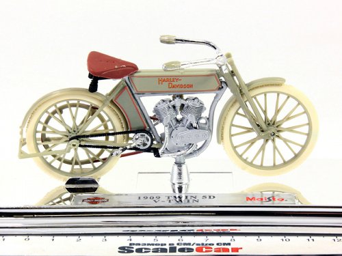 harley-davidson twin 50 v-twin - beige 39360-1909 Модель 1:18
