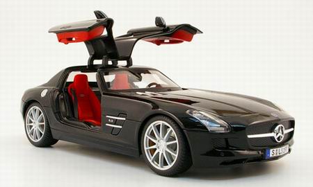 Модель 1:18 Mercedes-Benz SLS 6.3 AMG - black