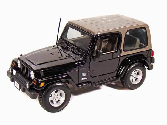 Модель 1:18 Jeep Wrangler Sahara - black