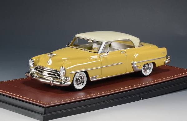 Модель 1:43 Chrysler New Yorker Sedan - 1954 - yellow/beige (L.e. 75 pcs.)