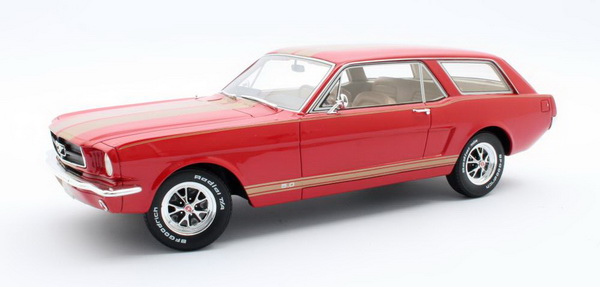 Модель 1:18 Ford Mustang Intermeccanica Wagon red 1965