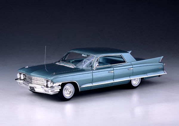 cadillac sedan deville 4 window 1962 turquoise metallic GLM119301 Модель 1:43